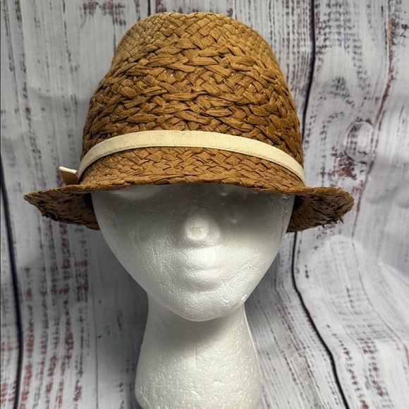 D&Y Brown Woven Fedora Hat - Picture 11 of 15